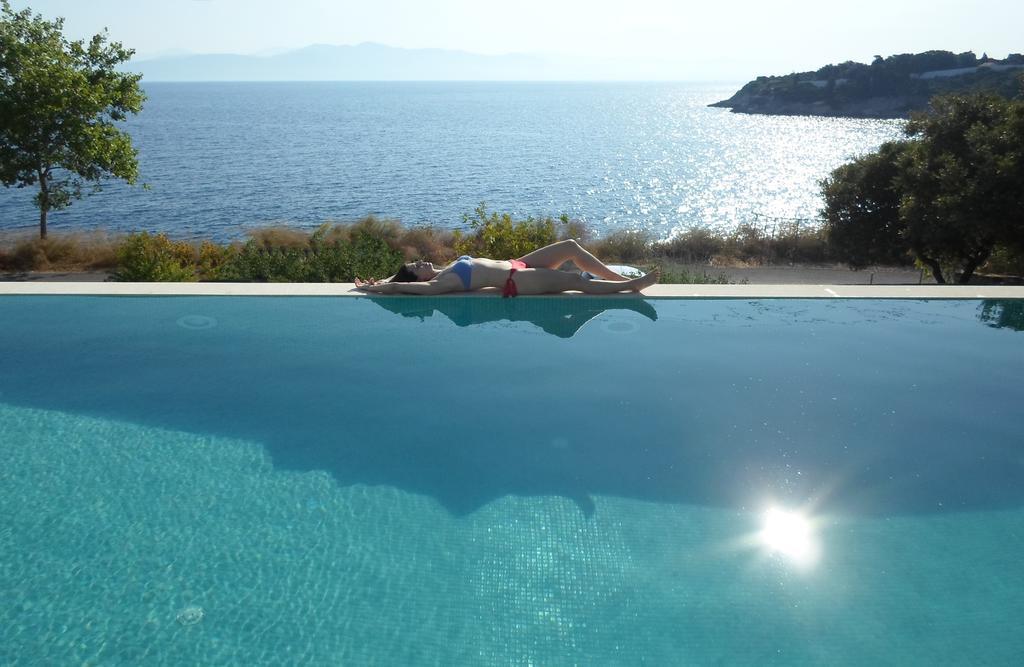 Villa Terra Del Nonno With Sea Views & Pool Gaios Værelse billede