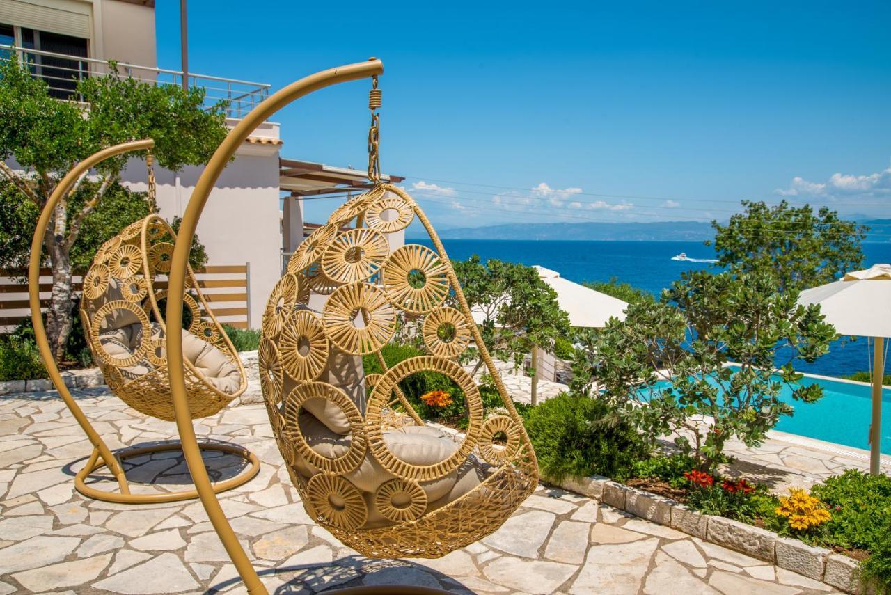 Villa Terra Del Nonno With Sea Views & Pool Gaios Eksteriør billede
