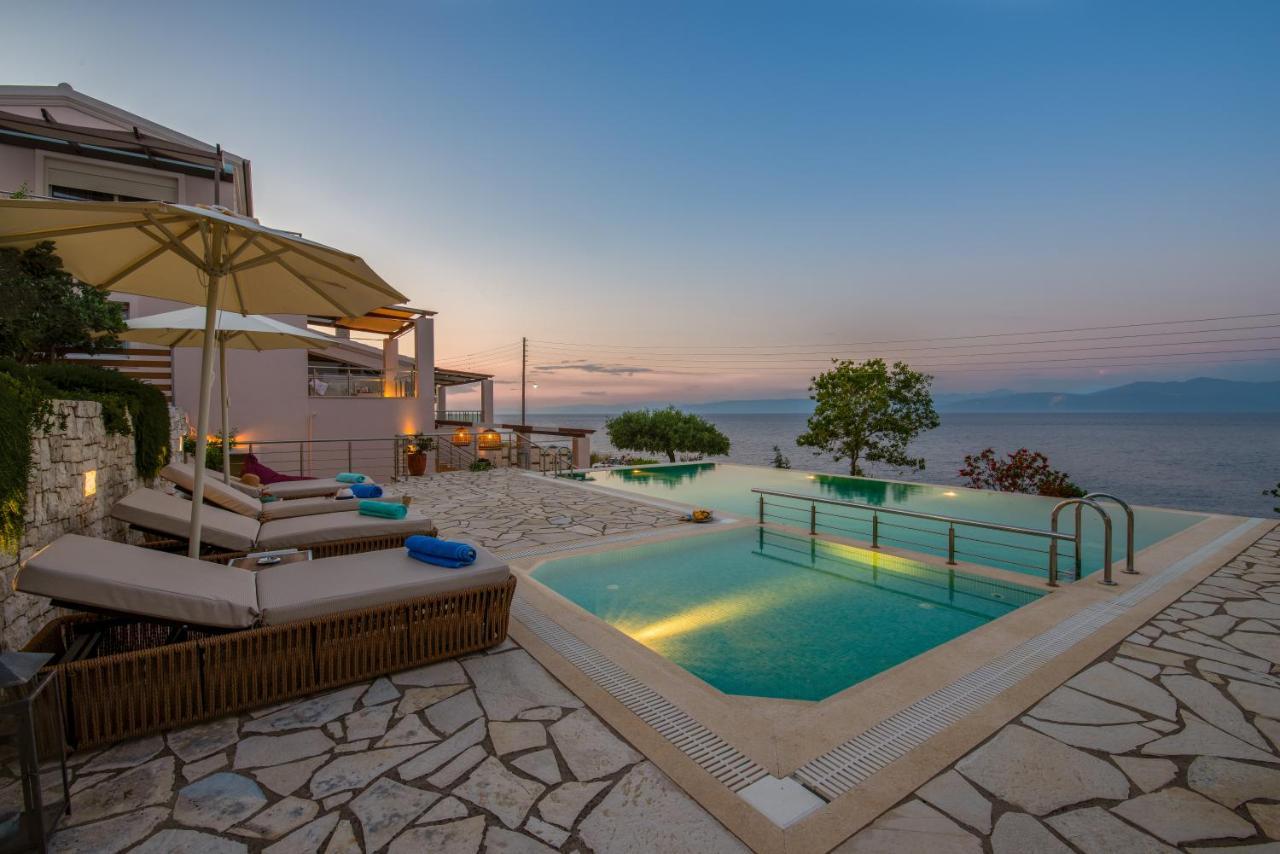Villa Terra Del Nonno With Sea Views & Pool Gaios Eksteriør billede
