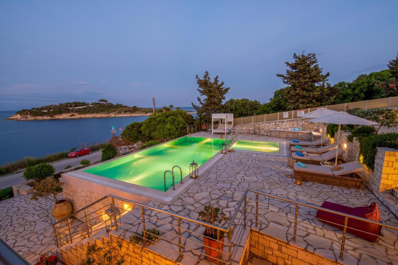 Villa Terra Del Nonno With Sea Views & Pool Gaios Eksteriør billede