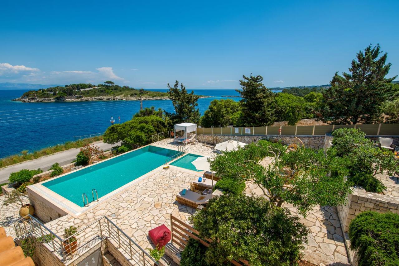 Villa Terra Del Nonno With Sea Views & Pool Gaios Eksteriør billede