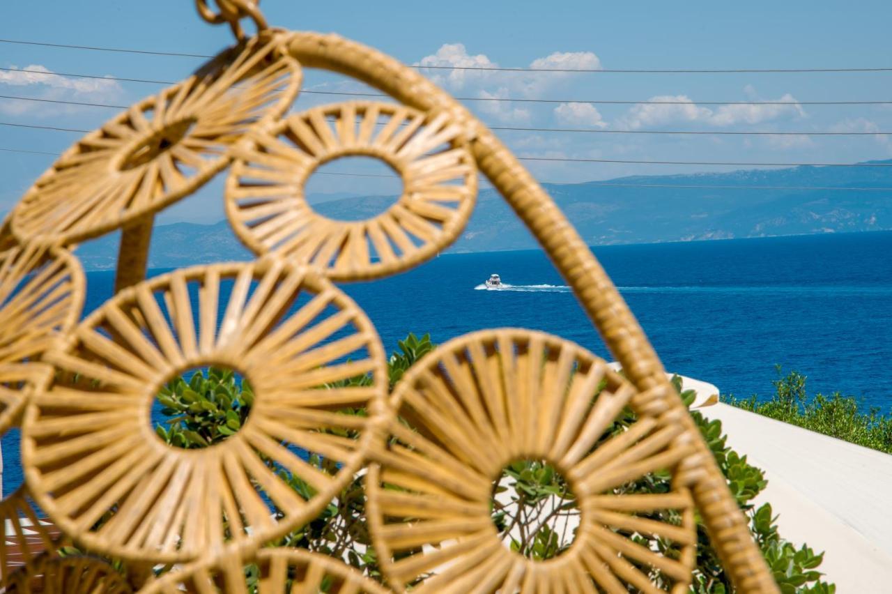 Villa Terra Del Nonno With Sea Views & Pool Gaios Eksteriør billede